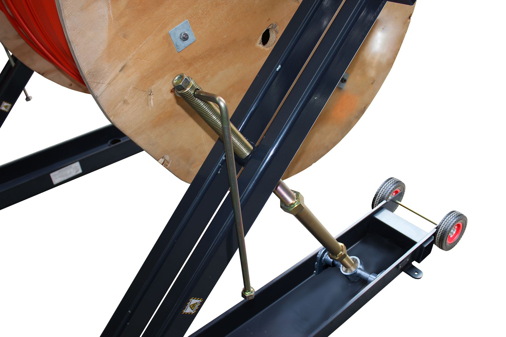 Cable Drum Jack Stand Scissor Lift, CollapsibleStyle, 2000kg WLL